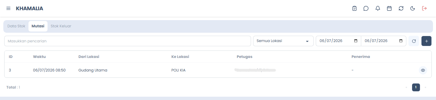 Mutasi Depo