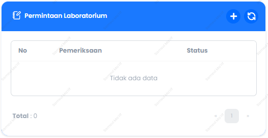 List Permintaan Lab